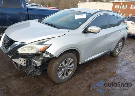 2015 Nissan Murano Sv z USA, uszkodzony, nr VIN 5N1AZ2MH5FN282522